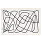 Western Living Room Rug Multi-Color Stripe Printed Indoor Rug Super Fiber Anti-Slip Pet Friendly Carpet Gloss White Clearhalo 'Area Rug' 'Rug' 2480060