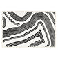 Western Living Room Rug Multi-Color Stripe Printed Indoor Rug Super Fiber Anti-Slip Pet Friendly Carpet Matte Black Clearhalo 'Area Rug' 'Rug' 2480066