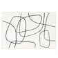 Western Living Room Rug Multi-Color Stripe Printed Indoor Rug Super Fiber Anti-Slip Pet Friendly Carpet Ivory Clearhalo 'Area Rug' 'Rug' 2480068