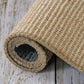 Cabin Solid Color Rug Multi Colored Sisal Area Carpet Non-Slip Backing Easy Care Pet Friendly Indoor Rug for Decoration Camel Clearhalo 'Area Rug' 'Rug' 2480081
