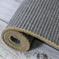 Cabin Solid Color Rug Multi Colored Sisal Area Carpet Non-Slip Backing Easy Care Pet Friendly Indoor Rug for Decoration Grey Clearhalo 'Area Rug' 'Rug' 2480090