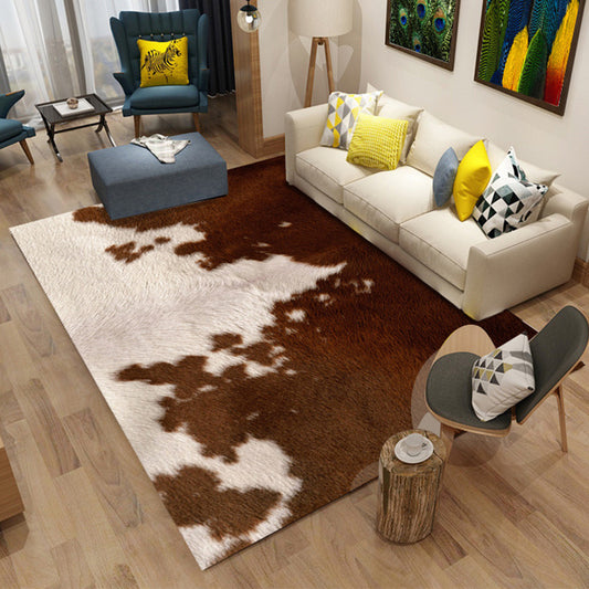 Casual Animal Skin Print Rug Multi Color Polypropylene Area Carpet Non-Slip Pet Friendly Indoor Rug for Living Room Coffee Clearhalo 'Area Rug' 'Casual' 'Rugs' Rug' 2480132