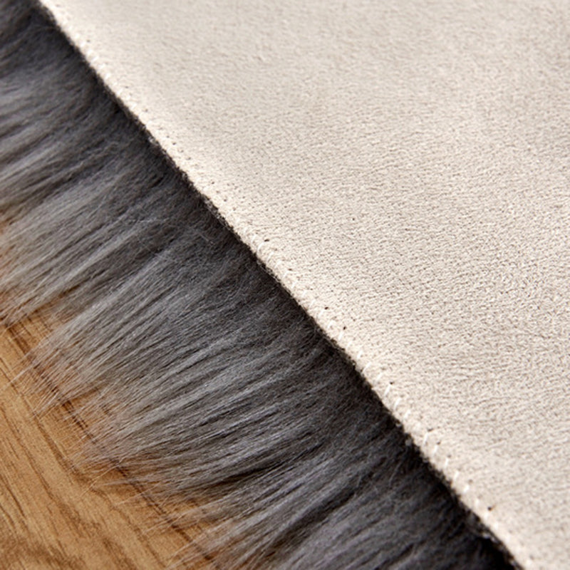 Multi Colored Solid Color Rug Fluffy Relaxing Area Carpet Non-Slip Backing Stain-Resistant Indoor Rug for Living Room Clearhalo 'Area Rug' 'Casual' 'Rugs' Rug' 2480143