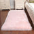 Multicolored Bedroom Rug Calming Solid Color Indoor Rug Fuzzy Non-Slip Backing Pet Friendly Area Carpet Light Pink Clearhalo 'Area Rug' 'Casual' 'Rugs' Rug' 2480168