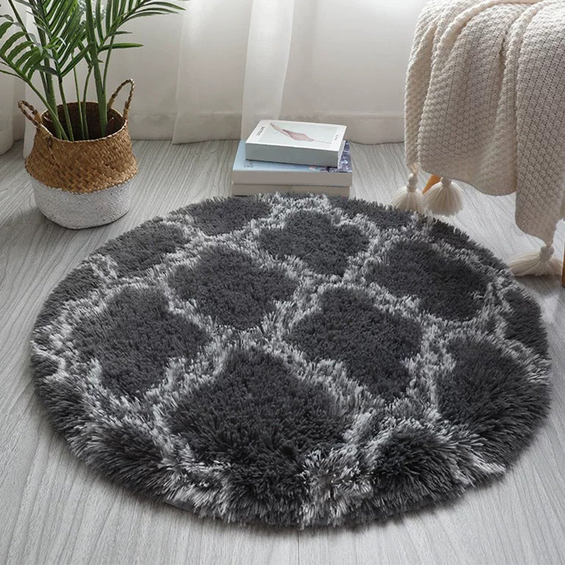 Scandinavian Decoration Rug Multi Colored Printed Area Carpet Non-Slip Backing Stain-Resistant Indoor Rug Dark Gray Clearhalo 'Area Rug' 'Casual' 'Rugs' Rug' 2480208