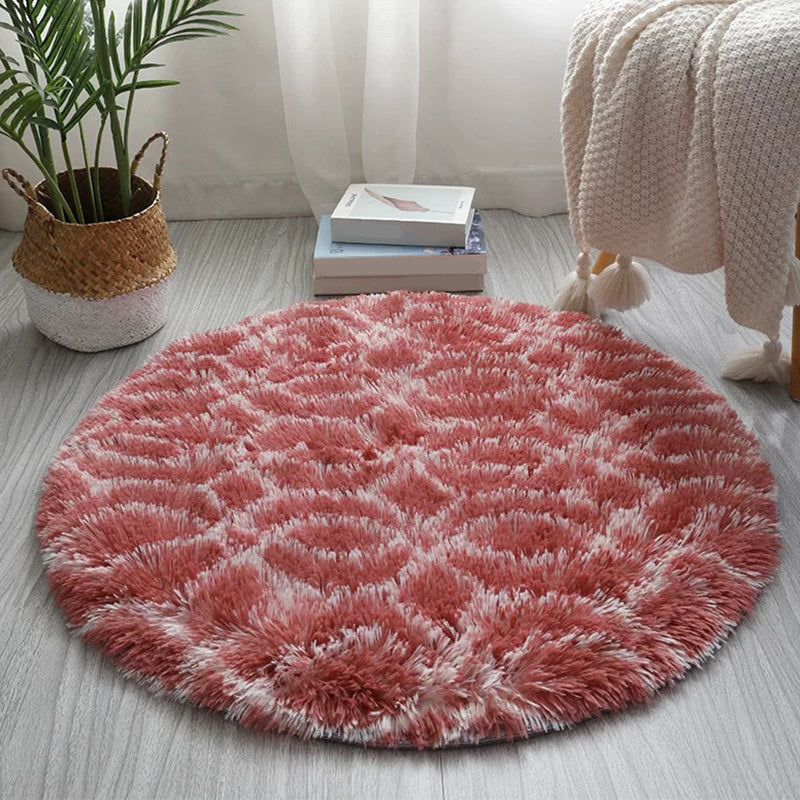 Scandinavian Decoration Rug Multi Colored Printed Area Carpet Non-Slip Backing Stain-Resistant Indoor Rug Red Clearhalo 'Area Rug' 'Casual' 'Rugs' Rug' 2480215