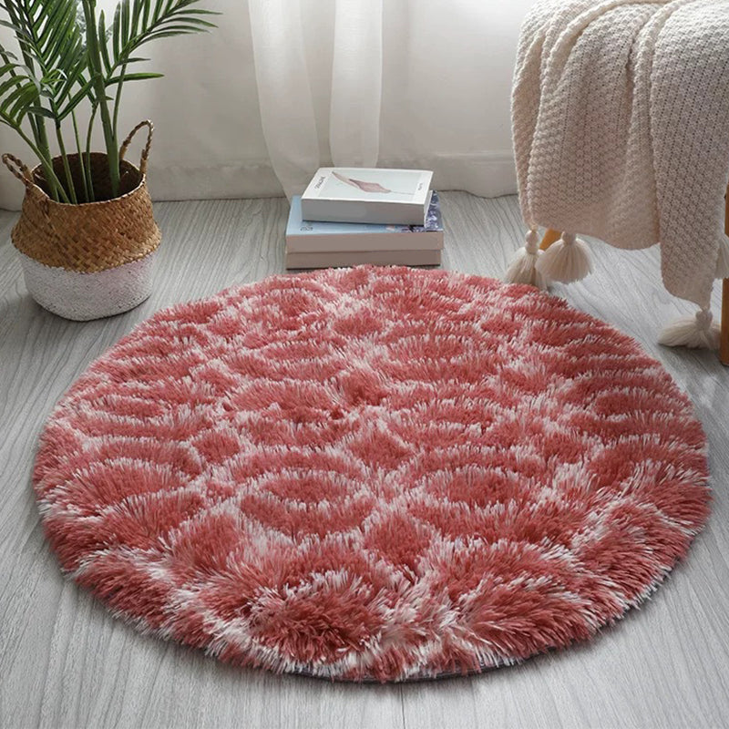 Scandinavian Decoration Rug Multi Colored Printed Area Carpet Non-Slip Backing Stain-Resistant Indoor Rug Red Clearhalo 'Area Rug' 'Casual' 'Rugs' Rug' 2480215