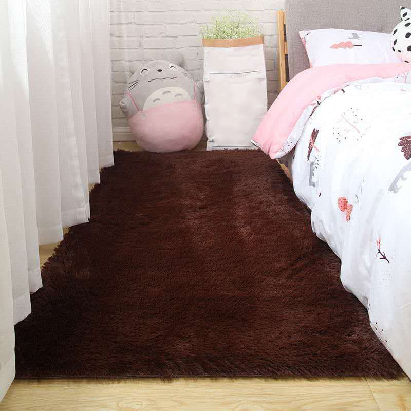 Simple Solid Color Rug Multi Colored Polypropylene Area Carpet Anti-Slip Backing Pet Friendly Indoor Rug for Bedroom Coffee Clearhalo 'Area Rug' 'Casual' 'Rugs' Rug' 2480229