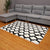 Scandinavian Living Room Rug Multi-Color Geo Printed Area Carpet Fluffy Anti-Slip Stain-Resistant Indoor Rug Black-White Clearhalo 'Area Rug' 'Casual' 'Rugs' Rug' 2480233
