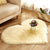 Heart Shape Solid Color Rug Multi-Color Simple Area Carpet Fluffy Anti-Slip Backing Pet Friendly Indoor Rug for Living Room Yellow Clearhalo 'Area Rug' 'Casual' 'Rugs' Rug' 2480249