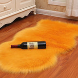 Multi-Color Solid Color Rug Fuzzy Casual Indoor Rug Anti-Slip Backing Pet Friendly Washable Area Carpet for Bedroom Golden Clearhalo 'Area Rug' 'Casual' 'Rugs' Rug' 2480267