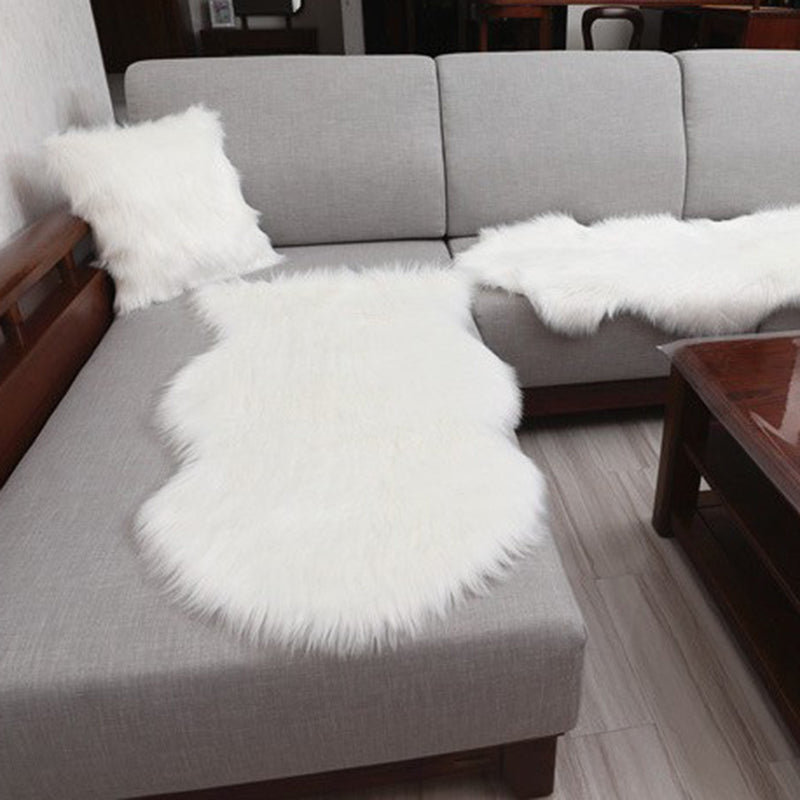 Multi-Color Solid Color Rug Fuzzy Casual Indoor Rug Anti-Slip Backing Pet Friendly Washable Area Carpet for Bedroom Clearhalo 'Area Rug' 'Casual' 'Rugs' Rug' 2480271