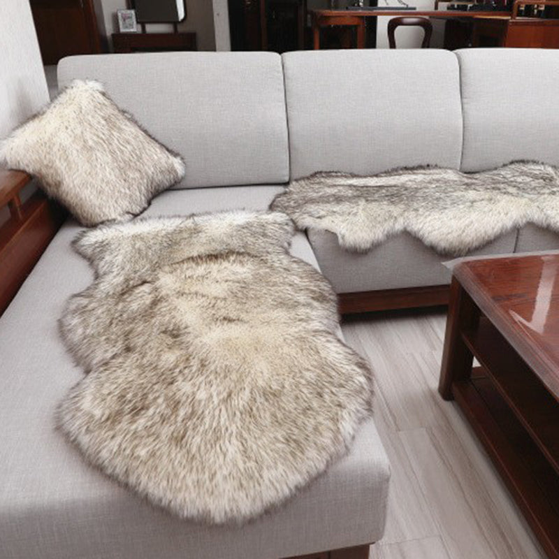 Multi-Color Solid Color Rug Fuzzy Casual Indoor Rug Anti-Slip Backing Pet Friendly Washable Area Carpet for Bedroom Clearhalo 'Area Rug' 'Casual' 'Rugs' Rug' 2480273