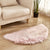 Multi-Color Novelty Rug Fuzzy Solid Color Indoor Rug Pet Friendly Washable Easy Care Area Carpet for Living Room Pink 1'6" x 3' Clearhalo 'Area Rug' 'Casual' 'Rugs' Rug' 2480309