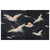 Nordic Crane Patterned Rug Multi-Color Synthetics Area Carpet Pet Friendly Easy Care Stain-Resistant Rug for Room Black Clearhalo 'Area Rug' 'Rug' 2480361