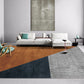 Luxury Geometric Printed Rug Multi Color Cotton Blend Indoor Rug Easy Care Pet Friendly Area Carpet for Living Room Orange Clearhalo 'Area Rug' 'Rug' 2480421