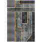 Modern Geometric Printed Rug Multi-Color Cotton Blend Area Carpet Anti-Slip Backing Easy Care Indoor Rug for Parlor Clearhalo 'Area Rug' 'Rug' 2480438