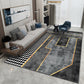 Modern Geometric Printed Rug Multi-Color Cotton Blend Area Carpet Anti-Slip Backing Easy Care Indoor Rug for Parlor Grey Clearhalo 'Area Rug' 'Rug' 2480441