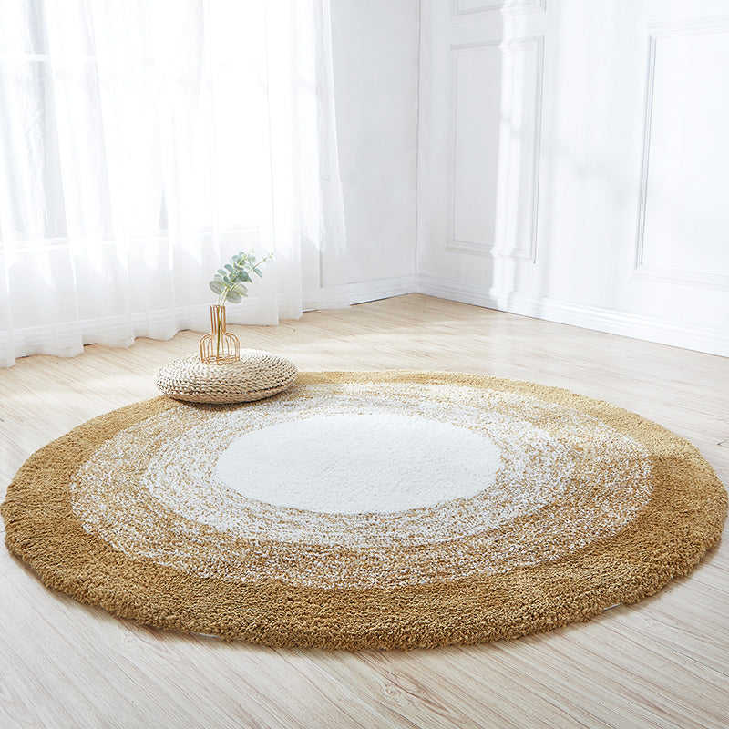 Casual Ombre Rug Multi-Color Cotton Blend Area Carpet Non-Slip Backing Pet Friendly Easy Care Indoor Rug for Room Coffee Clearhalo 'Area Rug' 'Casual' 'Rugs' Rug' 2480506