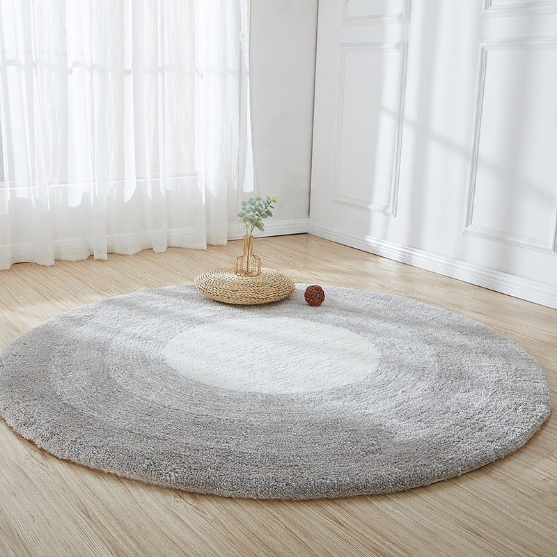Casual Ombre Rug Multi-Color Cotton Blend Area Carpet Non-Slip Backing Pet Friendly Easy Care Indoor Rug for Room Grey Clearhalo 'Area Rug' 'Casual' 'Rugs' Rug' 2480509