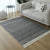 Simple Living Room Rug Multi-Color Geometric Printed Area Carpet Cotton Pet Friendly Easy Care Indoor Rug Dark Gray Clearhalo 'Area Rug' 'Rugs' 'Southwestern' Rug' 2480521
