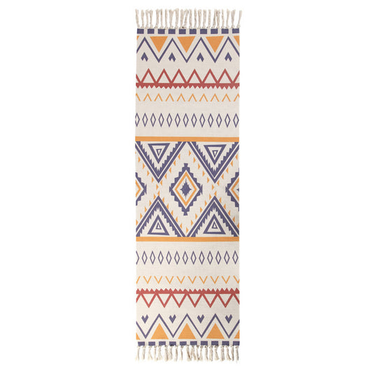 Multi-Color Southwestern Rug Cotton Geometric Printed Area Carpet Easy Care Pet Friendly Indoor Rug for Bedroom Orange Clearhalo 'Area Rug' 'Rugs' 'Southwestern' Rug' 2480552