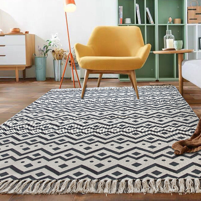 Multi-Color Bedroom Rug Western Geometric Printed Area Carpet Cotton Easy Care Pet Friendly Indoor Rug Clearhalo 'Area Rug' 'Rugs' 'Southwestern' Rug' 2480560