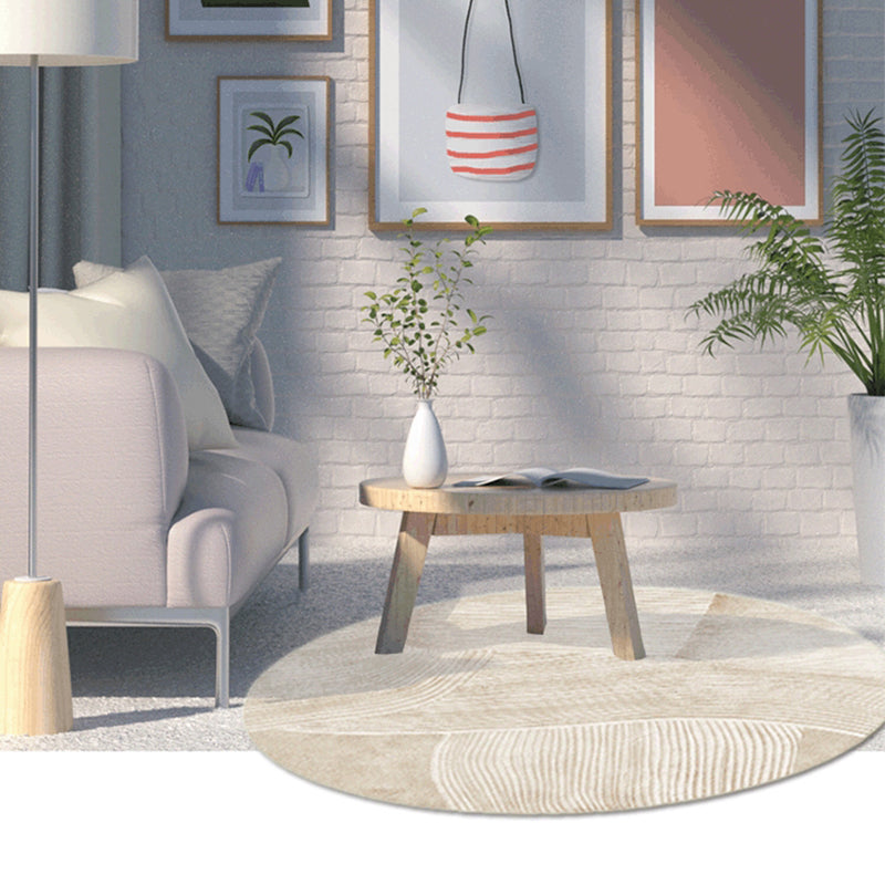 Multi-Color Nordic Rug Polypropylene Stripe Patterned Area Carpet Non-Slip Backing Pet Friendly Indoor Rug for Living Room Clearhalo 'Area Rug' 'Rug' 2480621