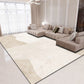 Multi-Color Stripe Patterned Rug Flannel Simple Area Carpet Anti-Slip Backing Stain-Resistant Indoor Rug for Parlor Beige Clearhalo 'Area Rug' 'Rug' 2480634