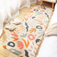 Multi-Color Comfort Rug Lamb Wool Hand Printed Area Carpet Non-Slip Pet Friendly Easy Care Indoor Rug for Bedroom Orange Clearhalo 'Area Rug' 'Rug' 2480708