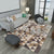 Unique Geometric Printed Rug Multi Color Cowhide Indoor Rug Pet Friendly Stain-Resistant Easy Care Carpet for Living Room Light Camel Clearhalo 'Area Rug' 'Modern' 'Rugs' Rug' 2480779