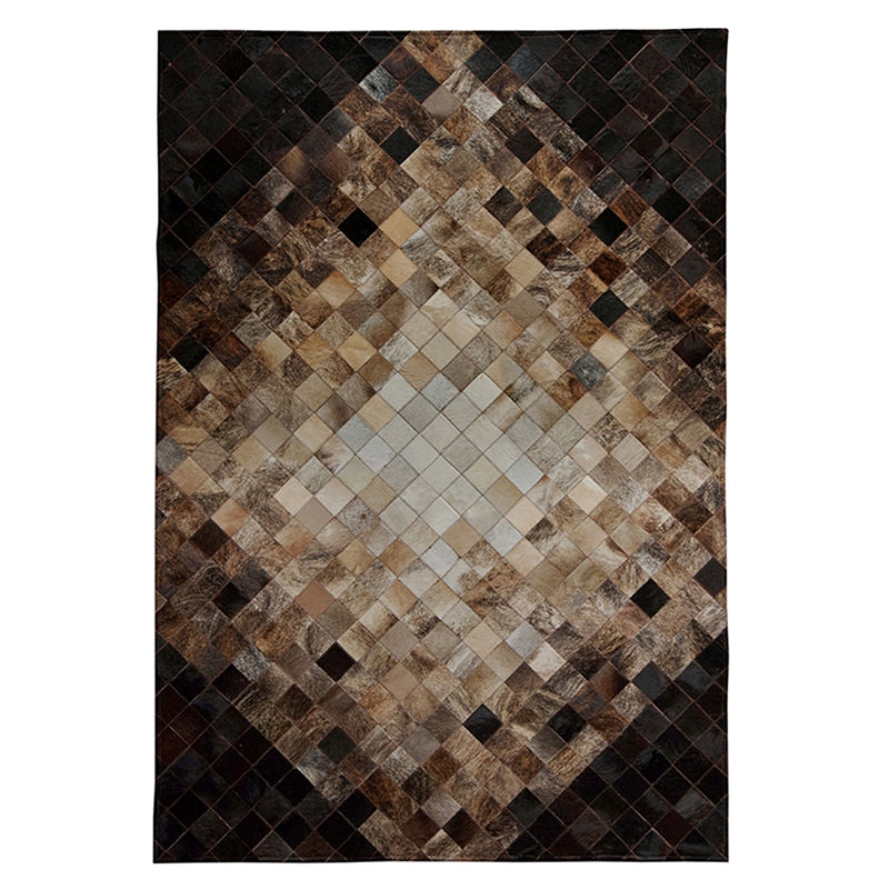 Novelty Geometric Pattern Rug Multicolored Cowhide Indoor Rug Anti-Slip Backng Easy Care Area Carpet for Decoration Clearhalo 'Area Rug' 'Modern' 'Rugs' Rug' 2480805