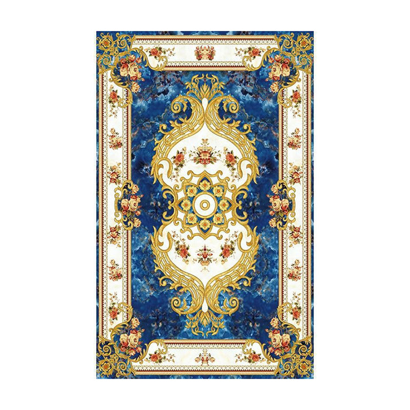 Multicolored Flower Printed Rug Polypropylene Nordic Indoor Rug Anti-Slip Backing Stain-Resistant Area Carpet for Parlor Clearhalo 'Area Rug' 'Modern' 'Rugs' Rug' 2480841