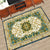 Novelty Floral Printed Rug Multi Color Polyster Area Carpet Anti-Slip Pet Friendly Washable Indoor Rug for Living Room Green Clearhalo 'Area Rug' 'Modern' 'Rugs' Rug' 2480857