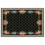 Multicolored Novelty Rug Cotton Blend Plaid Patterned Area Carpet Non-Slip Pet Friendly Indoor Rug for Living Room Black Clearhalo 'Area Rug' 'Modern' 'Rugs' Rug' 2480929