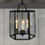 3-Light Clear Glass Hanging Chandelier Vintage Black/White Candle Pendant Light Fixture White Clearhalo 'Ceiling Lights' 'Chandeliers' 'Glass shade' 'Glass' 'Industrial Chandeliers' 'Industrial' 'Middle Century Chandeliers' 'Pendant Lights' 'Tiffany' Lighting' 248366