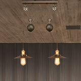 Wrought Iron Black Finish Pendant Light Fixture Flat Shade 2 Bulbs Antique Style Ceiling Light for Living Room Clearhalo 'Art Deco Pendants' 'Black' 'Cast Iron' 'Ceiling Lights' 'Ceramic' 'Crystal' 'Industrial Pendants' 'Industrial' 'Metal' 'Middle Century Pendants' 'Pendant Lights' 'Pendants' 'Rustic Pendants' 'Tiffany' Lighting' 248919