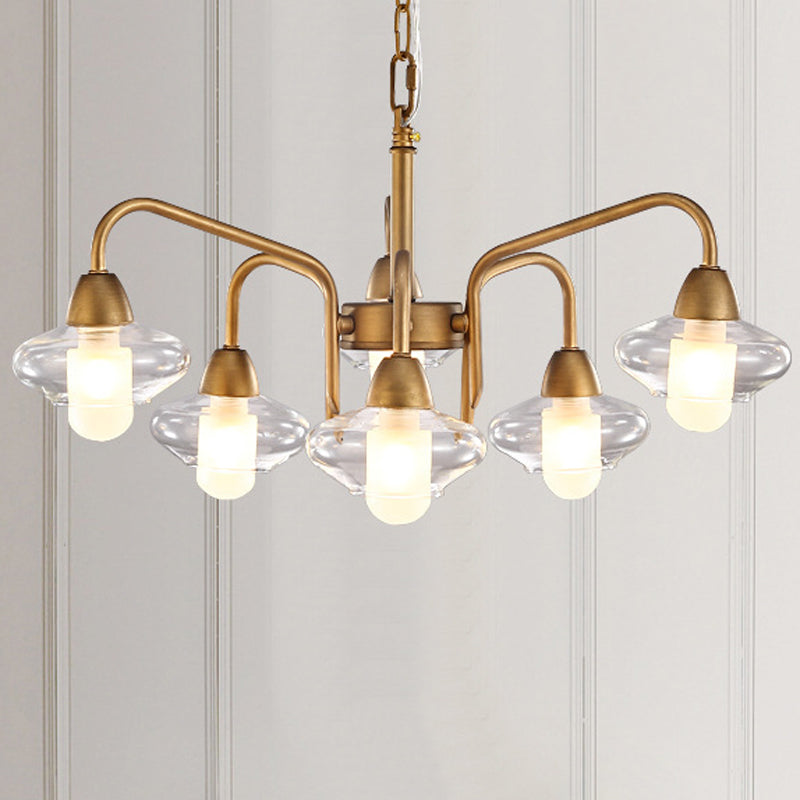 Elliptical Frosted Glass Light Chandelier Modern 6-Light Dining Room Pendant Lighting Clearhalo 'Ceiling Lights' 'Chandeliers' 'Glass shade' 'Glass' 'Industrial Chandeliers' 'Industrial' 'Middle Century Chandeliers' 'Pendant Lights' 'Tiffany' Lighting' 249132