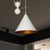 Black/White Finish Conical Hanging Lamp with Pulley Industrial Style Metal 1 Light Farmhouse Pendant Lighting White Clearhalo 'Art Deco Pendants' 'Black' 'Cast Iron' 'Ceiling Lights' 'Ceramic' 'Crystal' 'Industrial Pendants' 'Industrial' 'Metal' 'Middle Century Pendants' 'Pendant Lights' 'Pendants' 'Rustic Pendants' 'Tiffany' Lighting' 249198