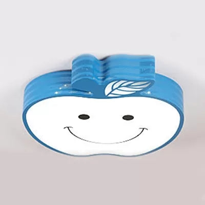 Living Room Apple Flush Mount Light Acrylic Metal Nordic Style Ceiling Fixture Clearhalo 'Ceiling Lights' 'Close To Ceiling Lights' 'Close to ceiling' 'Flush mount' Lighting' 24920