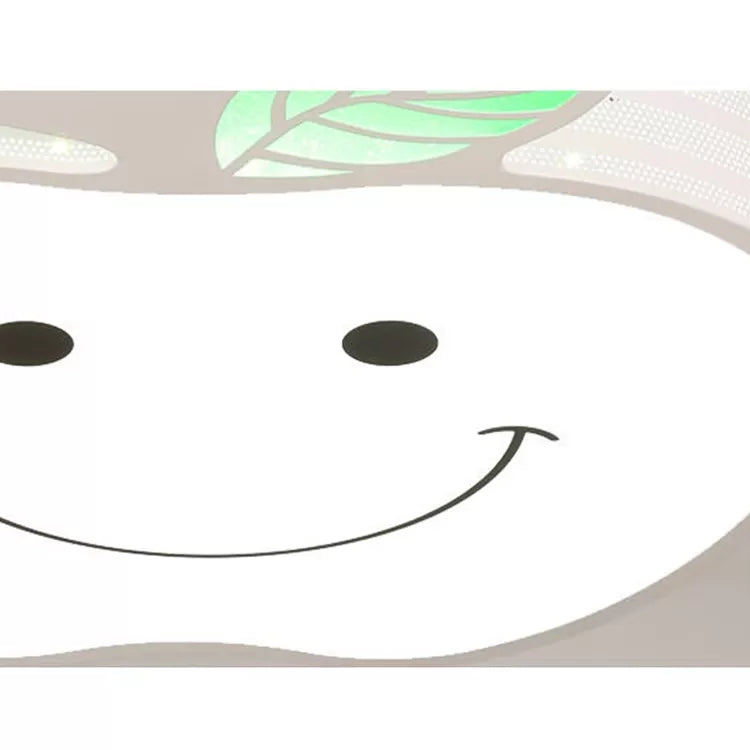 Living Room Apple Flush Mount Light Acrylic Metal Nordic Style Ceiling Fixture Clearhalo 'Ceiling Lights' 'Close To Ceiling Lights' 'Close to ceiling' 'Flush mount' Lighting' 24928