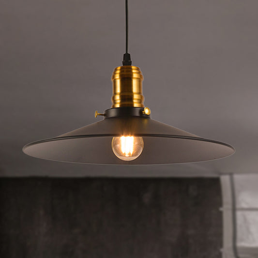 1/2/3-Pack Cone Metallic Hanging Light Industrial Style 8.5"/10" Wide 1 Bulb Dining Table Pendant Lamp in Black Finish Clearhalo 'Art Deco Pendants' 'Black' 'Cast Iron' 'Ceiling Lights' 'Ceramic' 'Crystal' 'Industrial Pendants' 'Industrial' 'Metal' 'Middle Century Pendants' 'Pendant Lights' 'Pendants' 'Rustic Pendants' 'Tiffany' Lighting' 249420