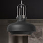 Black/White Bowl Shade Hanging Lamp Industrial Metallic 1 Light Living Room Pendant Light with Adjustable Cord Black Clearhalo 'Ceiling Lights' 'Modern Pendants' 'Modern' 'Pendant Lights' 'Pendants' Lighting' 249473