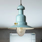 Industrial Stylish Saucer Ceiling Fixture 1 Light Metallic Pendant Lighting in Blue/Sky Blue/Yellow for Living Room Clearhalo 'Ceiling Lights' 'Modern Pendants' 'Modern' 'Pendant Lights' 'Pendants' Lighting' 250434