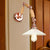 Wood Cone Wall Lighting Industrial Opal Glass 1 Light Dining Room Sconce Light Fixture with Curved Arm White Clearhalo 'Cast Iron' 'Glass' 'Industrial wall lights' 'Industrial' 'Middle century wall lights' 'Modern' 'Tiffany' 'Traditional wall lights' 'Wall Lamps & Sconces' 'Wall Lights' Lighting' 250825