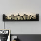 City View Living Room Wall Light Metal Modern Stylish Monochrome LED Sconce Light Clearhalo 'Wall Lamps & Sconces' 'Wall Lights' Lighting' 251467