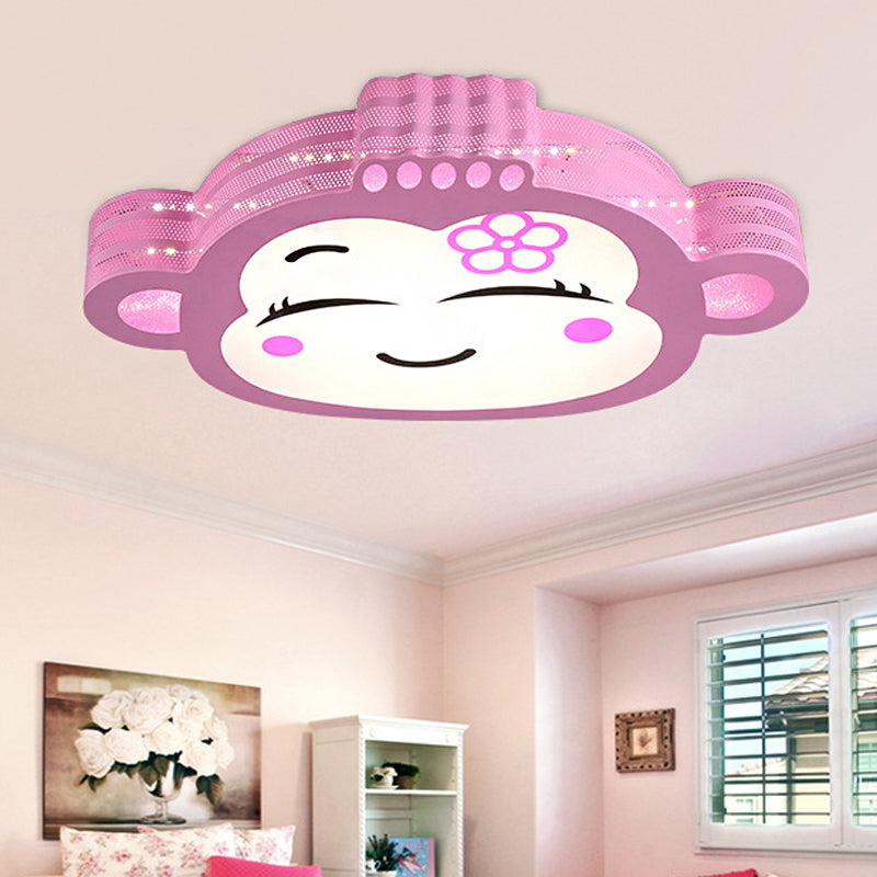 Bedroom Animal Flush Mount Ceiling Light Acrylic Cartoon LED Flush Ceiling Lights Clearhalo 'Ceiling Lights' 'Close To Ceiling Lights' 'Close to ceiling' 'Flush mount' Lighting' 251554
