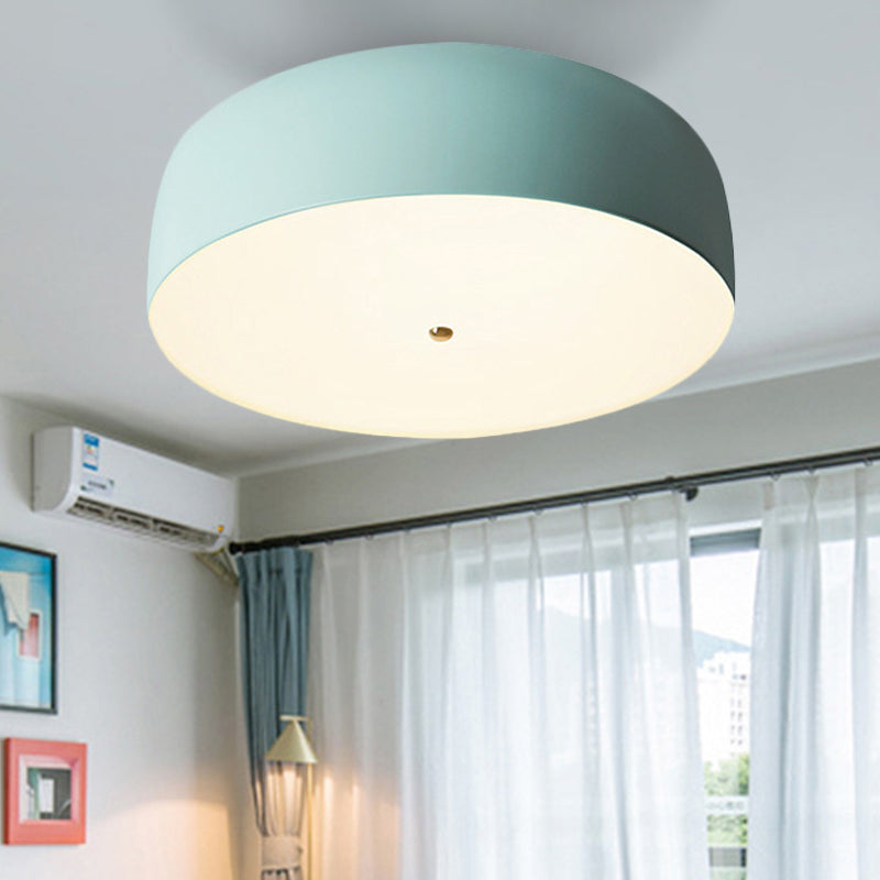 Bedroom Ceiling Light for Kids, Dome LED Flush Mount Light Nordic Style Green Clearhalo 'Ceiling Lights' 'Close To Ceiling Lights' 'Close to ceiling' 'Flush mount' Lighting' 251597