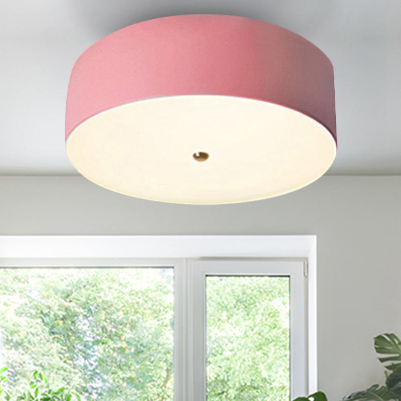 Bedroom Ceiling Light for Kids, Dome LED Flush Mount Light Nordic Style Pink Clearhalo 'Ceiling Lights' 'Close To Ceiling Lights' 'Close to ceiling' 'Flush mount' Lighting' 251601