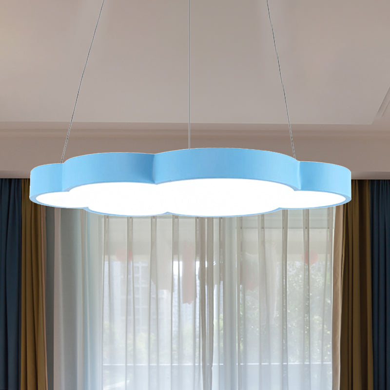Floating Cloud Hanging Light Nordic Style Acrylic Pendant Light for Dining Room Blue Clearhalo 'Ceiling Lights' 'Chandeliers' Lighting' options 251739_f22d7edd-a8dd-4ed4-9e44-942edaba9aab